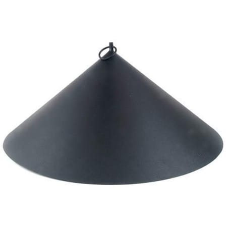 Achla Designs Achla BGD-03 Hanging Squirrel Deflector Bird Accessory - Black Powdercoat BGD-03